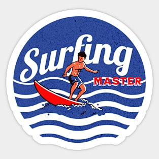 Surfing Master Sticker